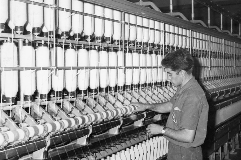 Operaio al lavoro